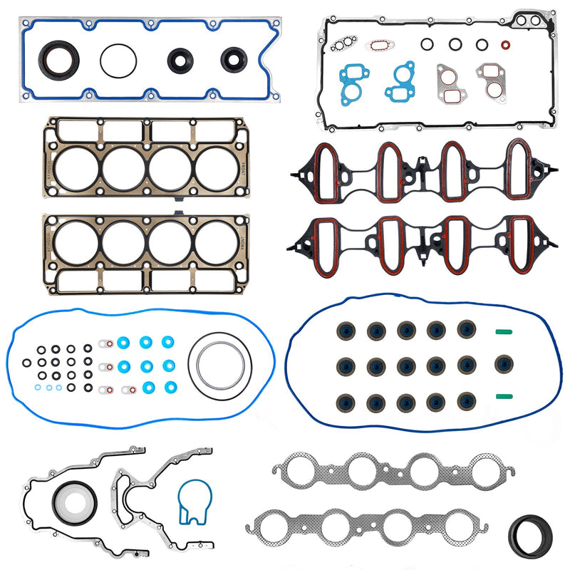 Head Full Gasket Set for Chevy Silverado 1500 Express GMC Sierra 5.3L 4.8L 02 11