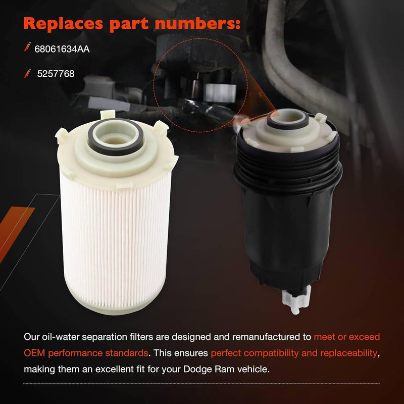 53034051AB Air Fuel Oil Filter For Ram 2500 3500 4500 6.7L Cummins 07 09