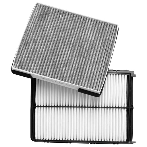 DURAFORCE Engine Cabin Air Filter Set for Kia Telluride Hyundai Santa Fe 3.8L 2.0L