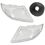 DURAFORCE Front Headlight Lens Clear Cover Glue for Cadillac CTS 2008 2013