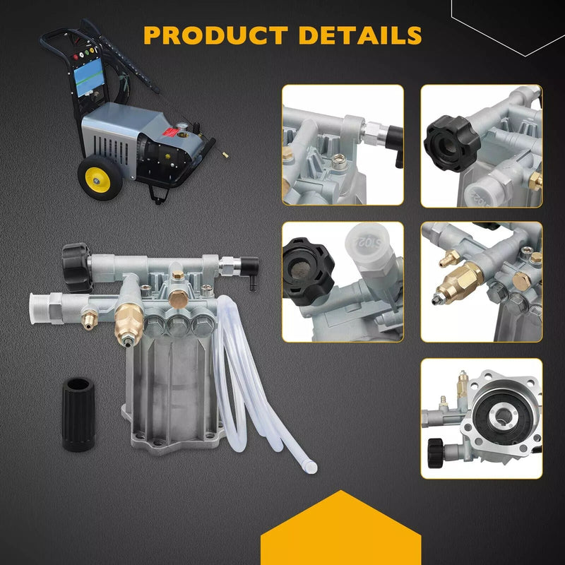 2.2 GPM 2400 PSI Axial Cam Pressure Washer Water Pump For 0H9565 0K1663