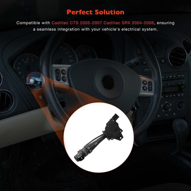 Turn Signal Headlamp Fog Light Control Switch for Cadillac CTS SRX 2004 2006