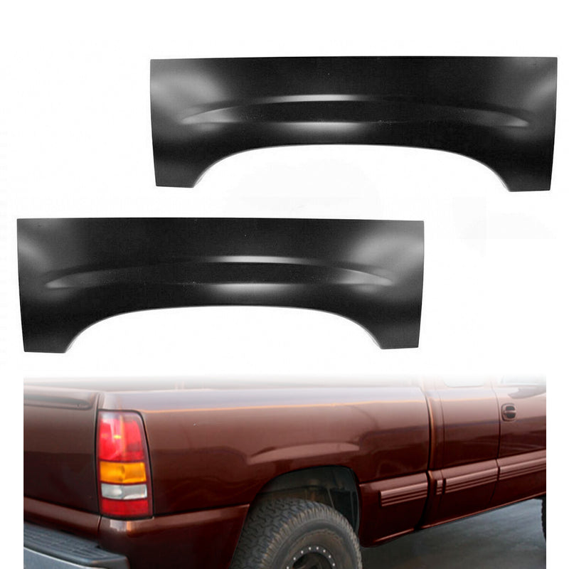 Upper Rear Pair Wheel Arch Repair Panel for 1999 2007 Chevy Silverado GMC Sierra