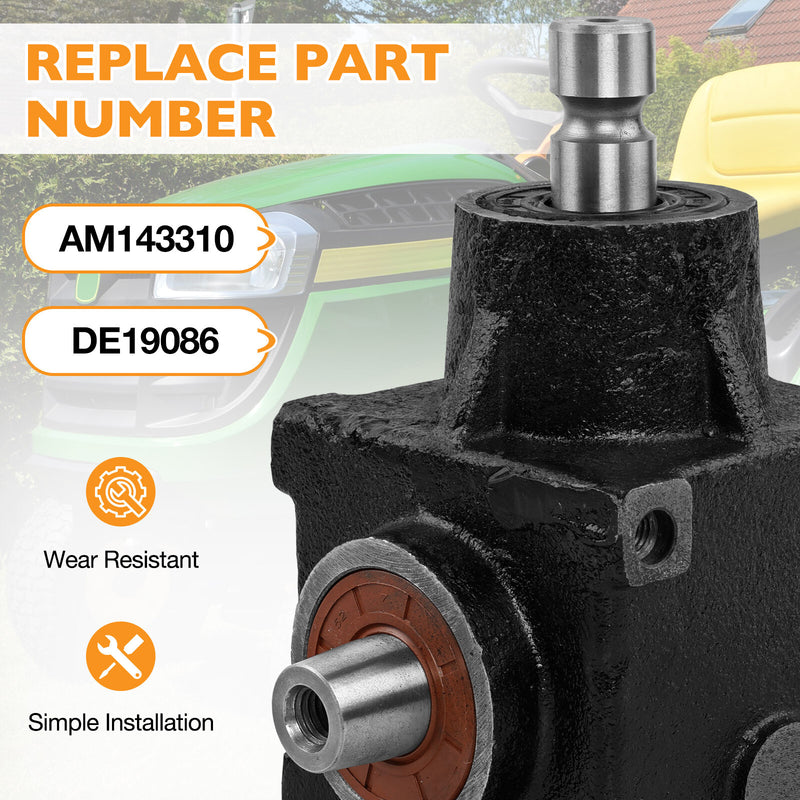 AM143310 Mower Gear Case Gearbox For John Deere 425 445 455 48in 54in 60in Decks