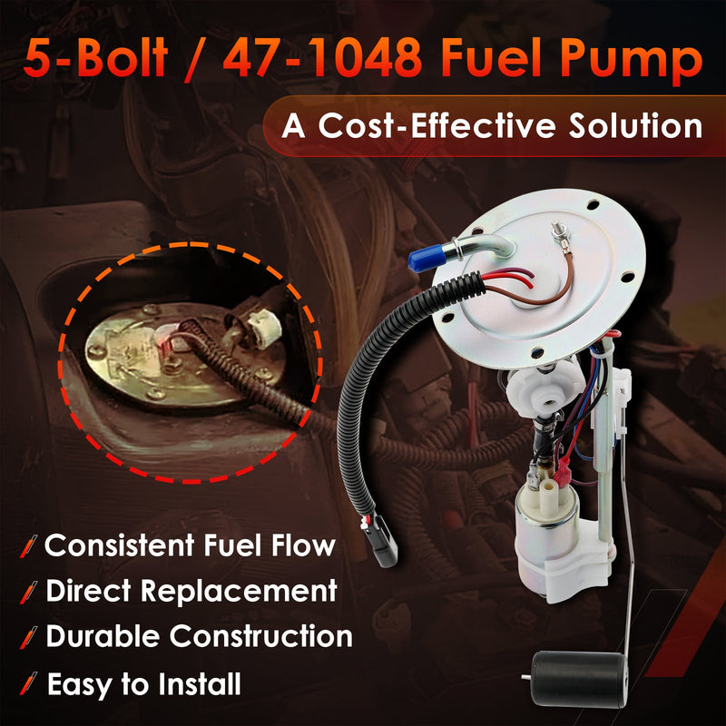 471048 5 Bolt Fuel Pump Assembly for Polaris Sportsman 500 700 800 EFI ATV 05 08