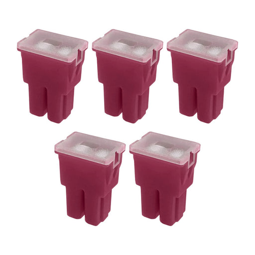 DURAFORCE 30A Straight Female Fuse Cartridge FLF PAL Auto Link for Car Truck RV SUV 5pk