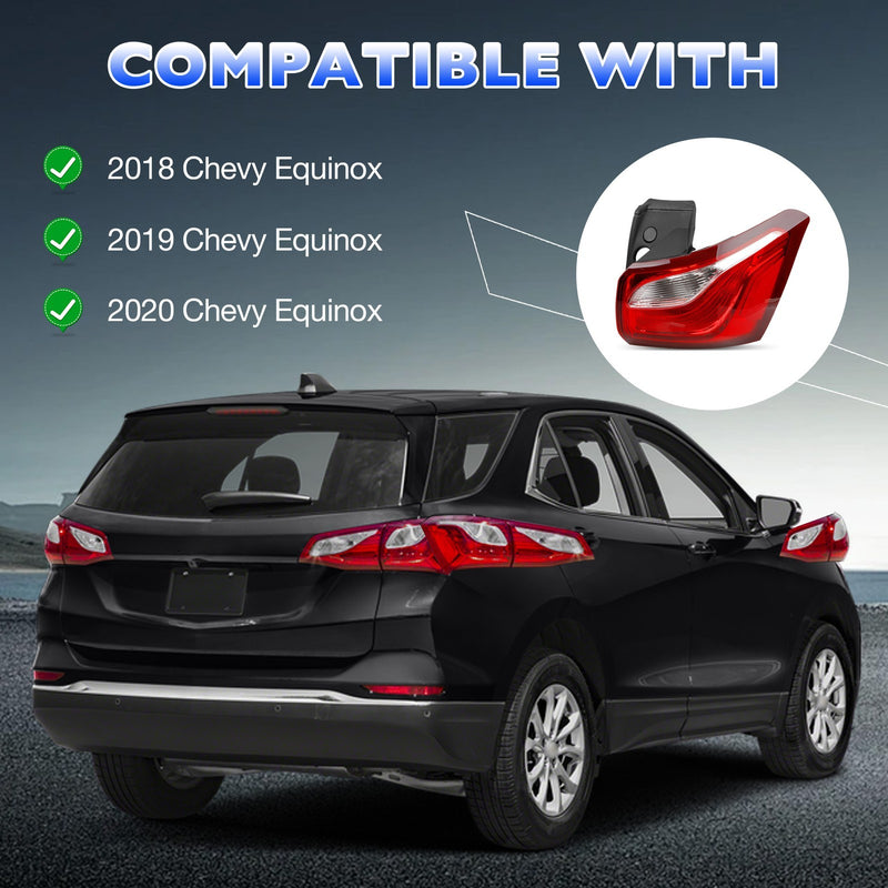 84769836 Passenger RH Rear Tail Light Brake Lamp for Chevy Equinox 2018 2020