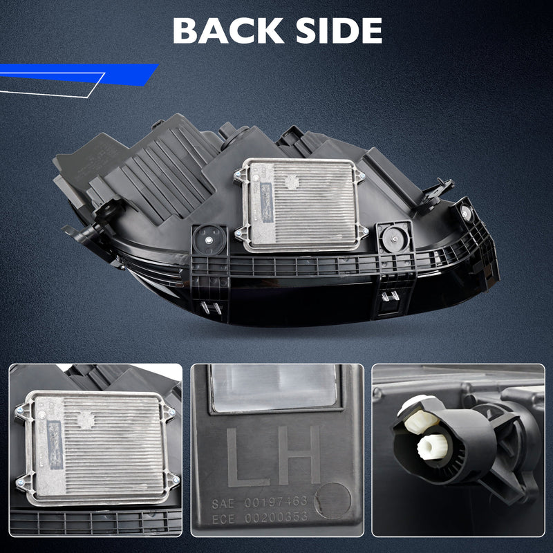 LED Headlight Assy Driver Passenger Side for 2022 2024 Tesla Model X Plaid 2x