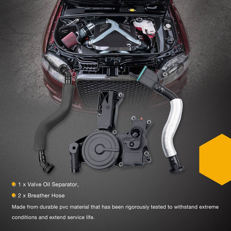 06H103495AH PCV Valve Crankcase Vent Oil Separator Kit For Audi A3 A4 A5 VW CC