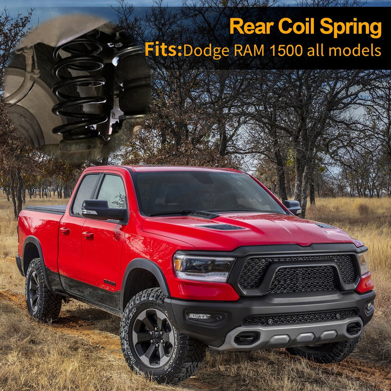 Rear Coil Spring Kit 50% Heavier For Ram 1500 Extra Load Capacity