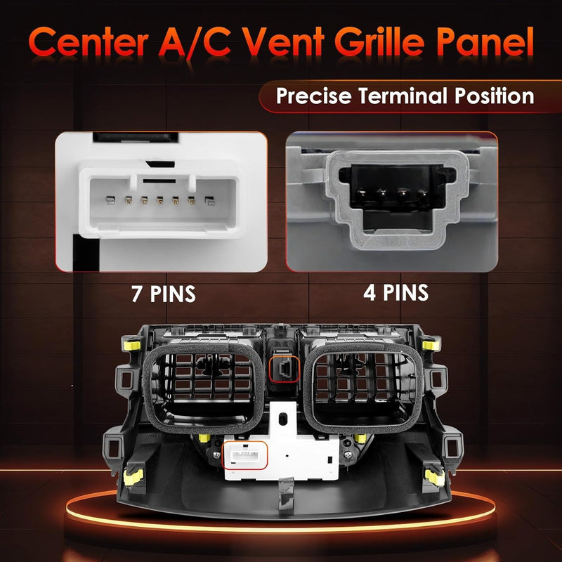 Center Dash AC Air Vent Trim Panel Emergency Switch For Toyota Corolla 09-13