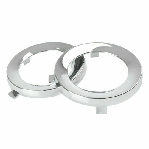 DURAFORCE For Subaru Forester 2009-2013 Front Clear Fog Light & Fog Lamp Cover Trim Ring