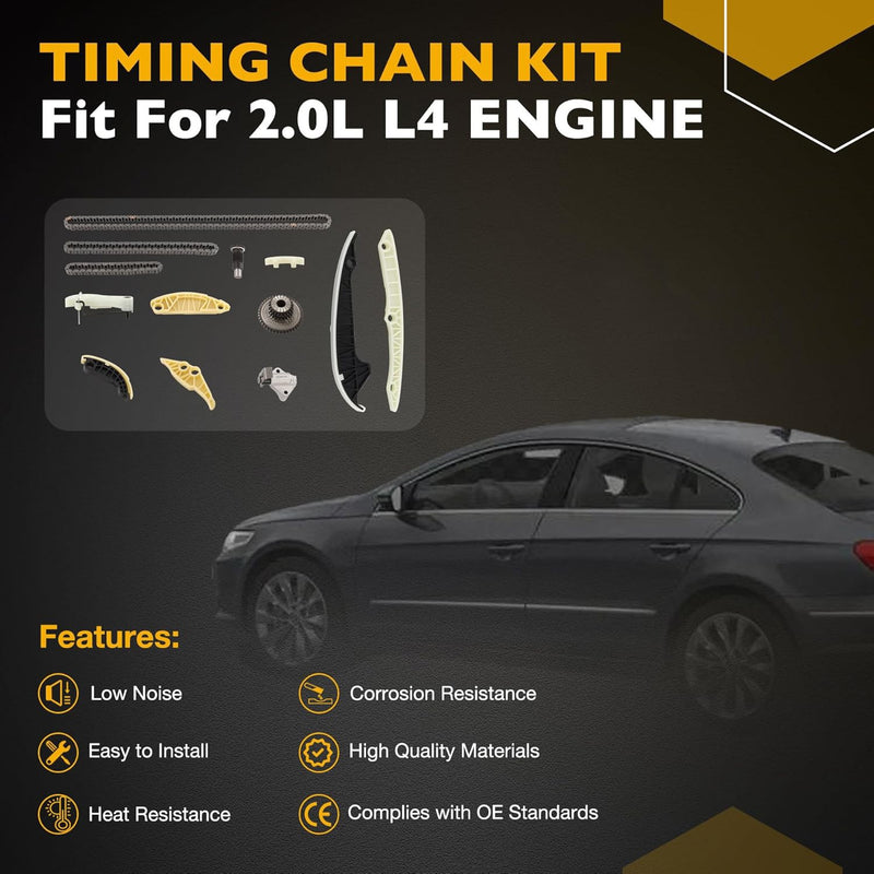 2.0L Timing Chain Kit for Audi A3 A4 A5 A6 TT Allroad for VW GTI Passat CC Eos