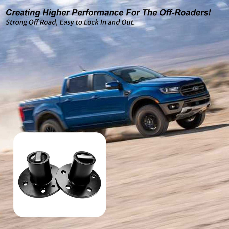 2X Spline Locking Hubs For 83 97 Ford Ranger Explorer Mazda Navajo B2300 B3000