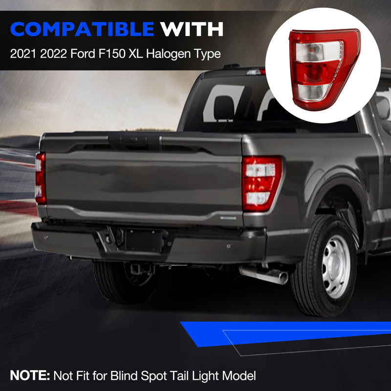 ML3Z13404E Rear Right Side Halogen Tail Light For 2021 2023 Ford F150 XL