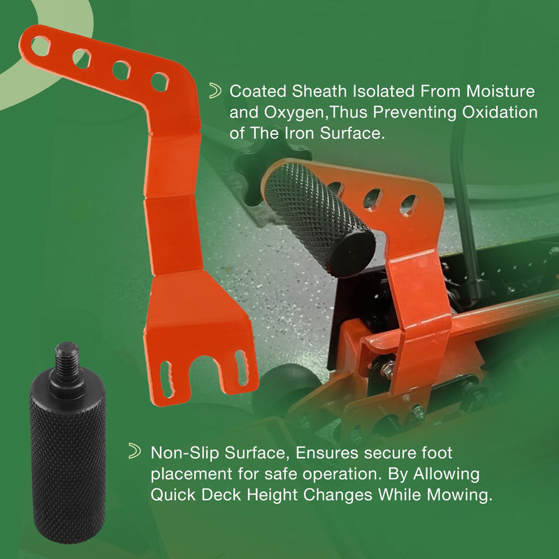Adjustable Steering Arm Foot Pedal Assist Handle Kit For Bad Boy ZT MZ Mower