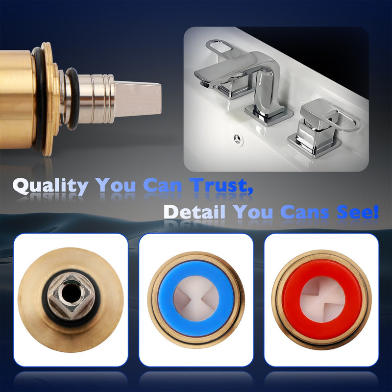 1099XKJKABNF 1100XKJKABNF Ceramic 1/4 Turn Cold and Hot Valve Cartridge Kit