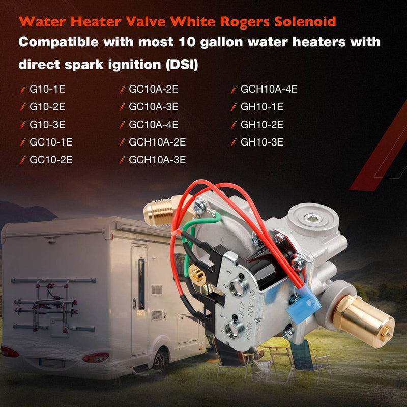 GC10A-4E 92089 RV Water Heater Gas Valve for Atwood 10 Gal G10-3E