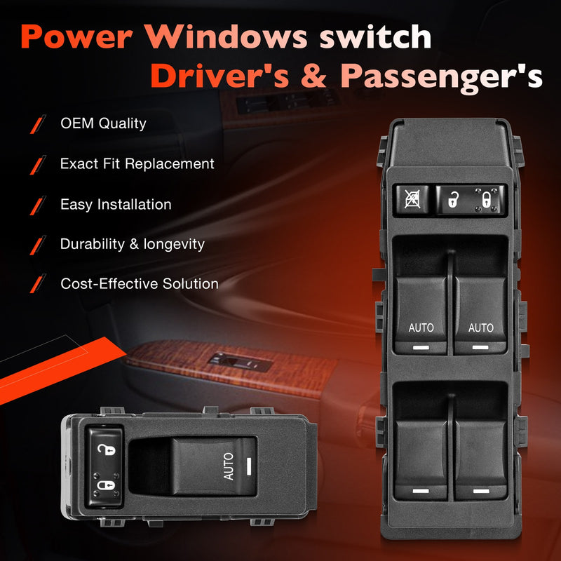4602781AA Power Window Door Switch for Jeep Chrysler 200 300 Dodge 06-14
