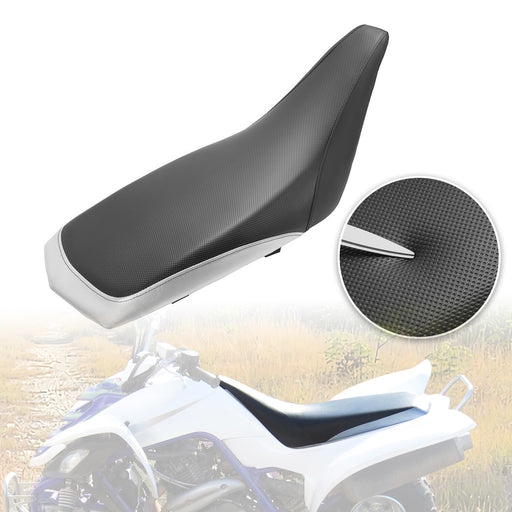 DURAFORCE Complete Seat Plastic Black Silvery for Yamaha Raptor 660R 2001-2005