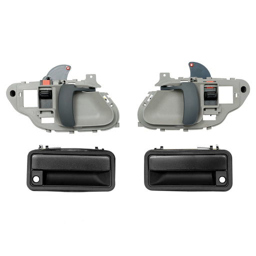 DURAFORCE Exterior Interior Door Handles for GMC C K 1500 2500 3500 Suburban 1988 2000