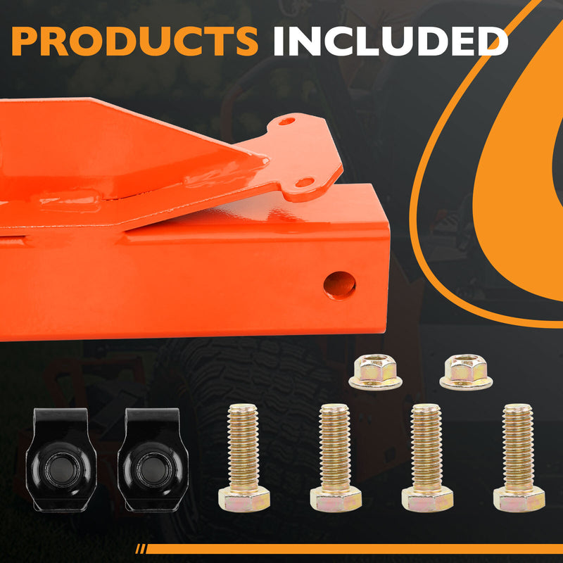 093 1136 98 Red 2 Inch Trailer Hitch Kit For Bad Boy Maverick 2021 Up