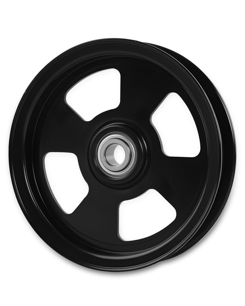 602821 Deck Flat Idler Pulley for Hustler ATZ Super Z X ONE Lawn Mower Black