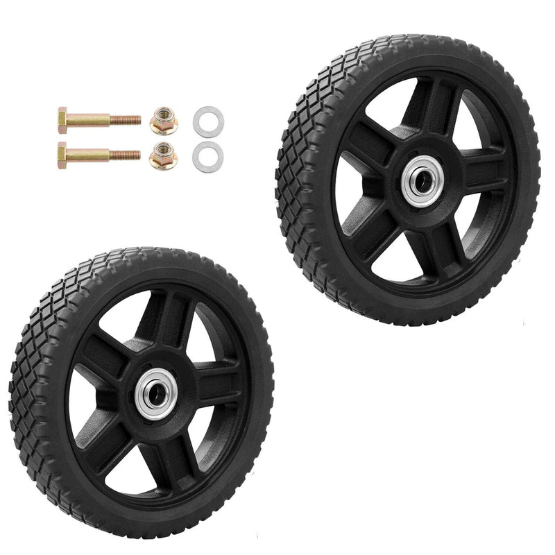 7 Inch Push Lawn Mower Plastic Wheels for Craftsman Generator Garden Tiller 2x