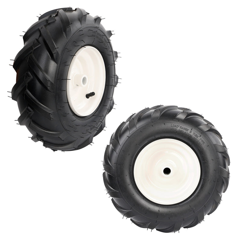 2x 13x5.00 6 Inch Tiller Tire Wheel 3 1/8 Centered Hub for Craftsman Troy Bilt