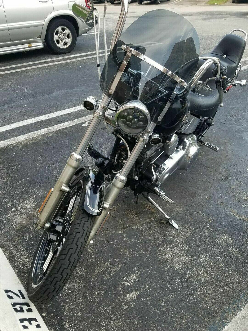 Smoke 18x16 Motorcycle Windshield for Yamaha V Star Honda Valkyrie 1500 1800
