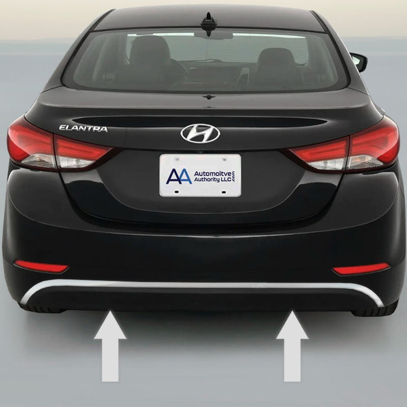 Chrome Rear Bumper Trim for Hyundai Elantra 11 16