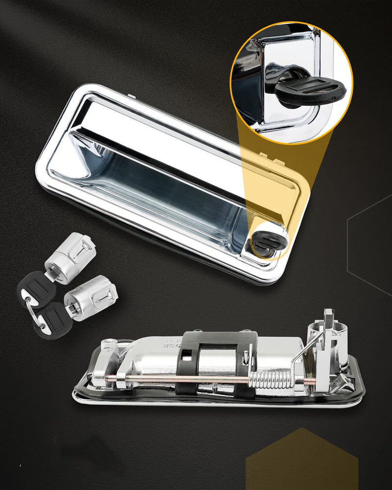 Chrome Front Door Handle with Lock Cylinders for Chevy GMC C K 1500 88 01