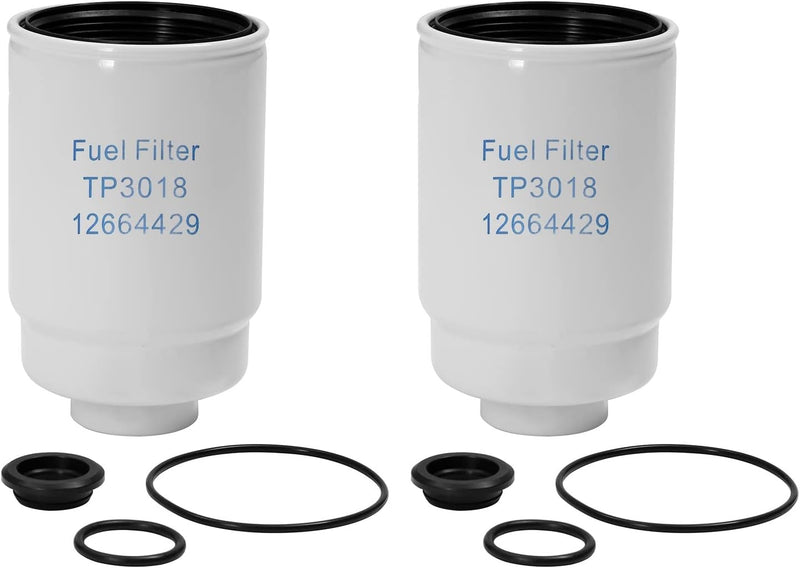 TP3018 6.6L Duramax Engine Fuel Filter Kit for 01 16 Chevy Silverado GMC Sierra