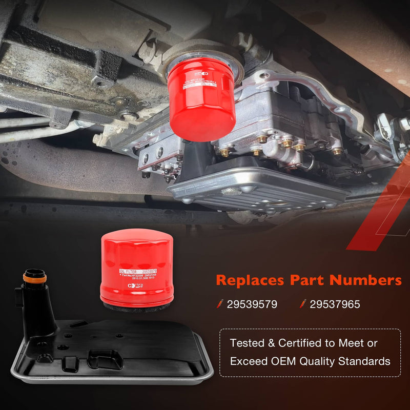 TF950 Transmission Oil Filter Set for GMC Sierra Chevy Silverado 2500 HD 01 10