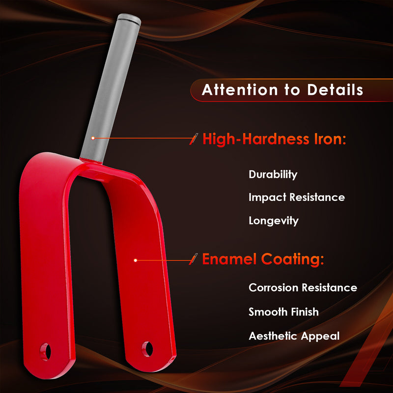 108-7851-01 Red Caster Fork for Toro TimeCutter 74360 74363 Zero Turn Mower