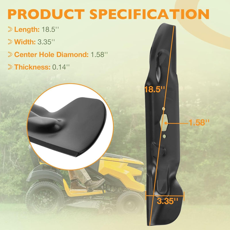 742P05086 74205086 Deck Mulching Blades For Cub Cadet XT1 GT54 MTD 6 Pack