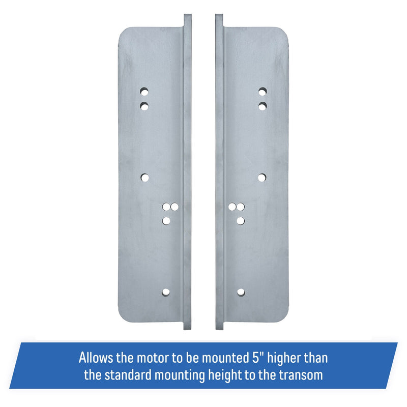 5 Inch Jack Plate Extension Set for Outboard Motor Port and Starboard
