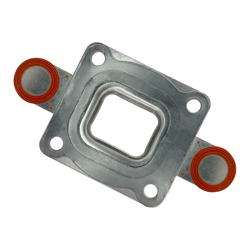 27 864549A02 Exhaust Elbow Riser Dry Joint Closed Gasket for MerCruiser 2pk