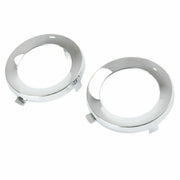DURAFORCE For Subaru Forester 2009-2013 Front Clear Fog Light & Fog Lamp Cover Trim Ring