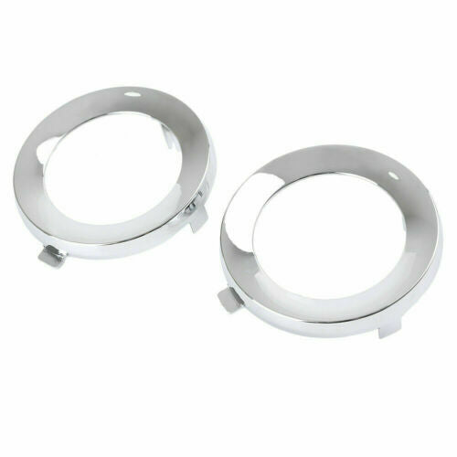 DURAFORCE For Subaru Forester 2009-2013 Front Clear Fog Light & Fog Lamp Cover Trim Ring