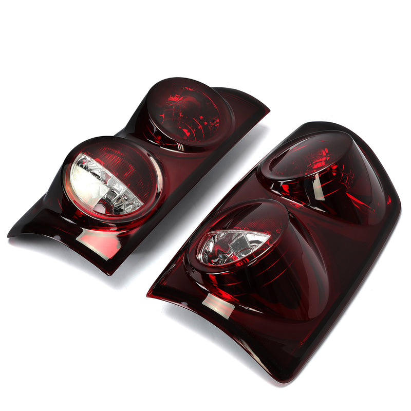 Pair Red Smoke Tail Lights Lamps for 2007-08 Dodge Ram 1500 07-09 Ram 2500 3500