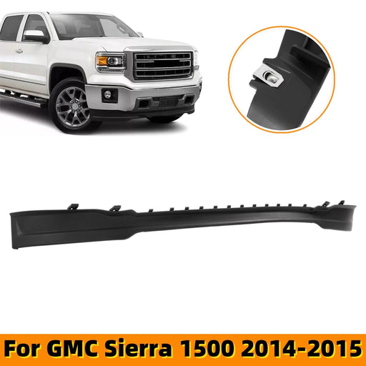 DURAFORCE Black Front Bumper Lower Valance Air Deflector for 2014 2015 GMC Sierra 1500