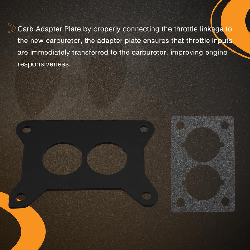 Carburetor Adapter Plate with Throttle Linkage for Jeep AMC CJ 258 4.2L 6 Cyl