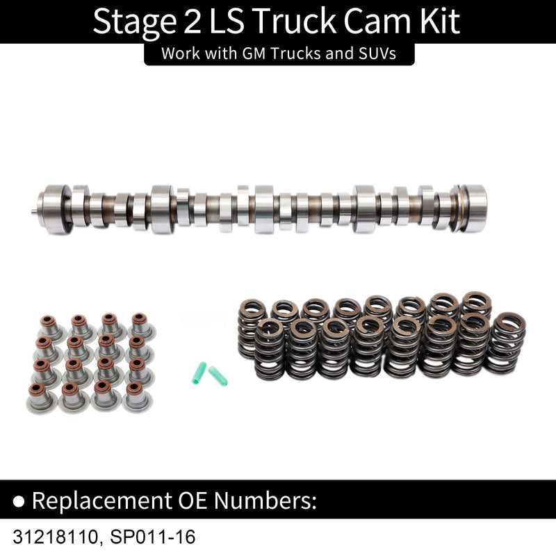 Stage 2 LS Truck Cam Kit For 1999 To 2013 Silverado Sierra 4.8L 5.3L 6.0L