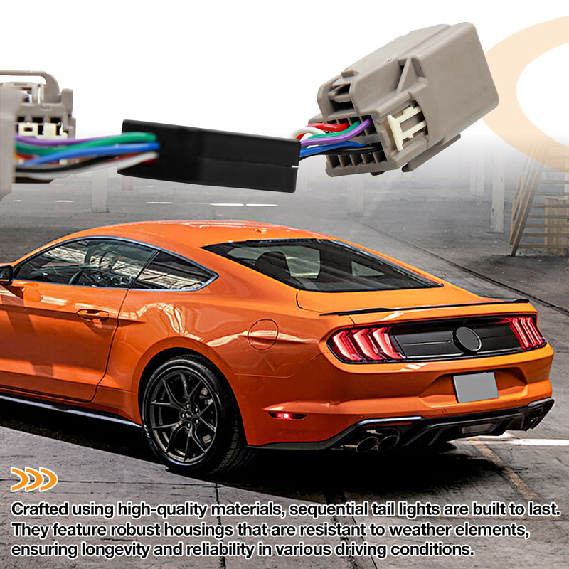 DD3016 Sequential Tail Light Lamp Relay Module Kit for Ford Mustang 2010 2021