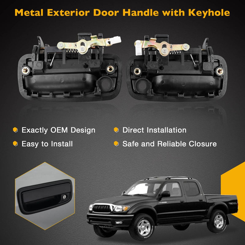 Exterior Door Handle Front Left Right for Dodge Ram 1500 2500 3500 1995-04 Set