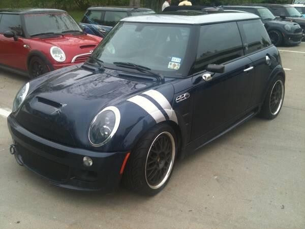 DURAFORCE 4 Dual Fender Stripe Hash Mark Decal Graphic Kit for Mini Cooper