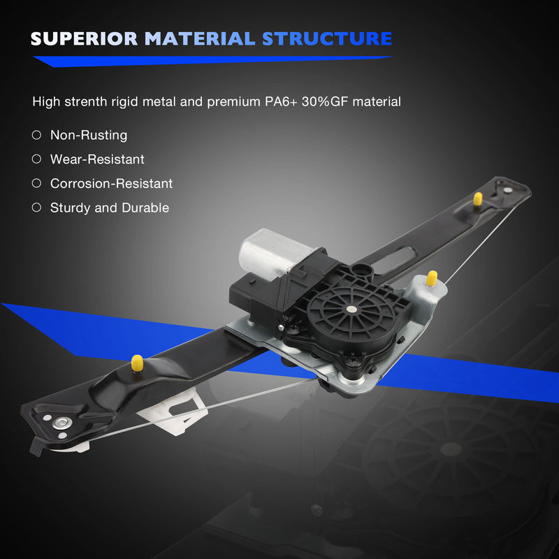Window Regulator with Motor Rear Left for BMW E90 E91 323i 325xi 328i 330i 335xi