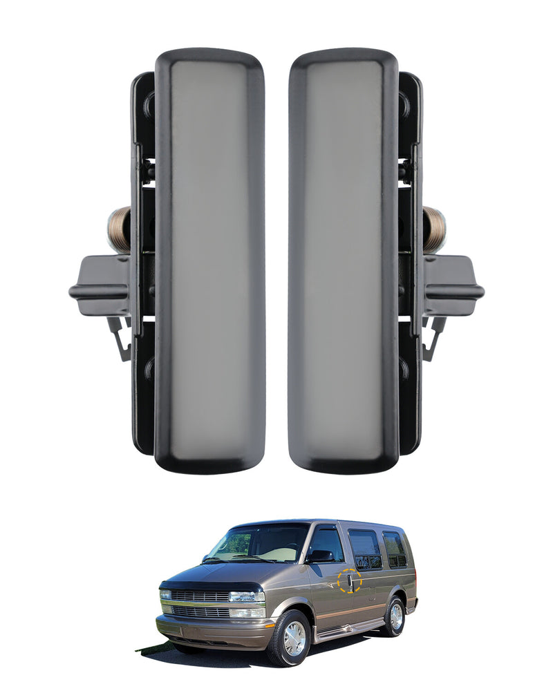 Metal Exterior Door Handle Driver Passenger Side Set For Chevy Astro GMC 85 05
