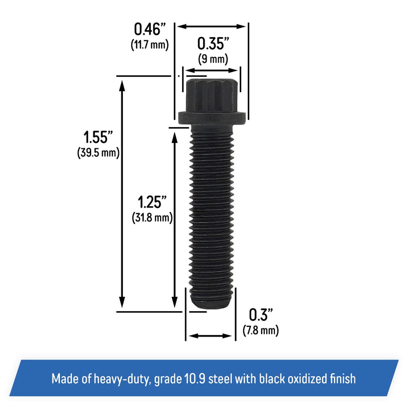 Front Driveshaft to Transfer Case Bolts for Jeep Wrangler Cherokee Grand Dodge